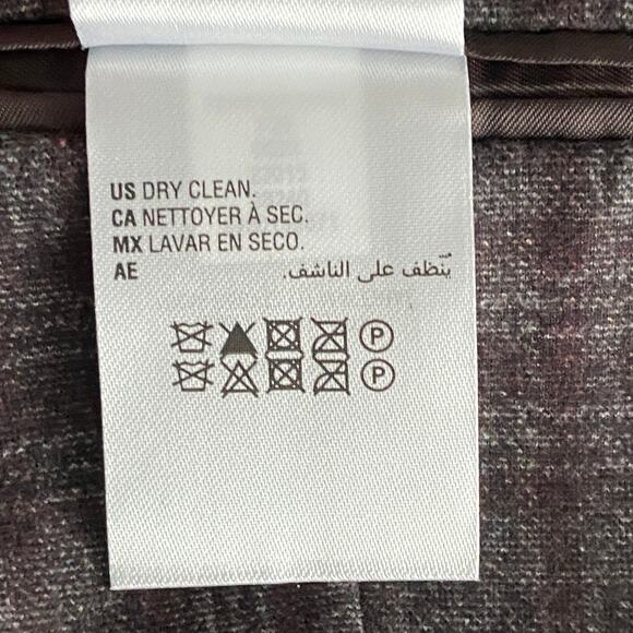 Bar III Men's 36R Slim Fit Sport Coat Stretch Unlined Brown Plaid NEW - Picture 12 of 12